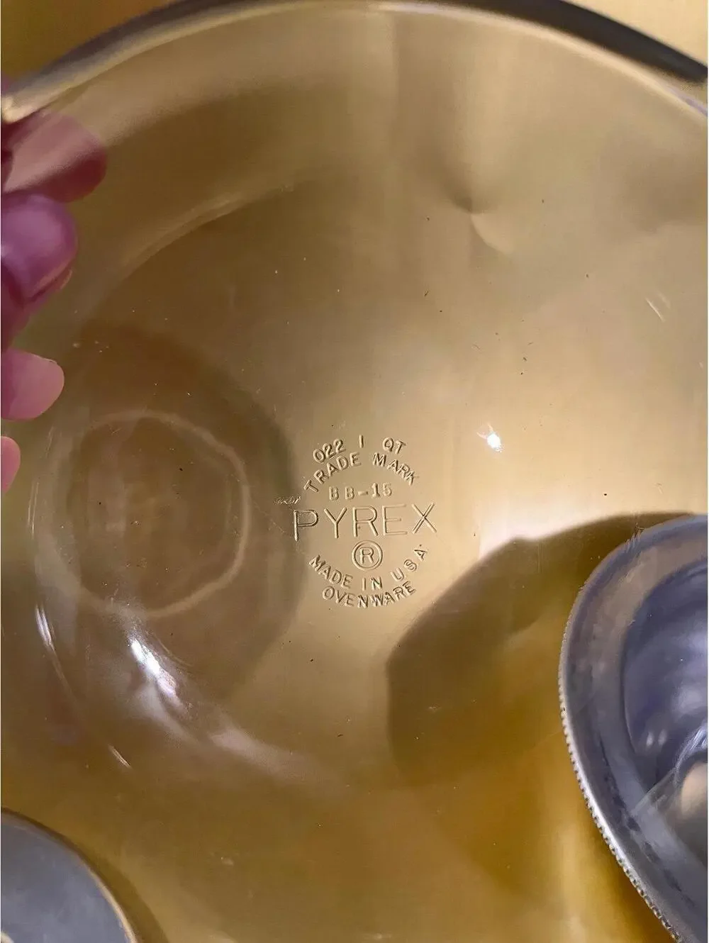 Vintage B. W. Buenilum Aluminum Covered Casserole Pyrex Bowl Inside Made in USA